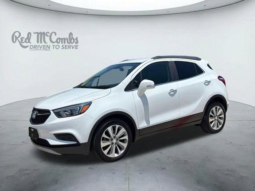 Summit White 2018 Buick Encore Preferred
