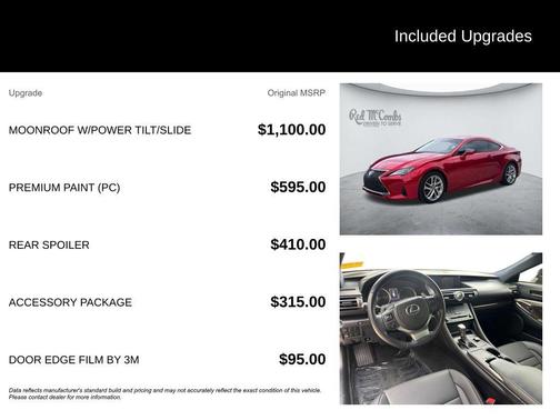 Infrared 2022 Lexus RC 300 Base