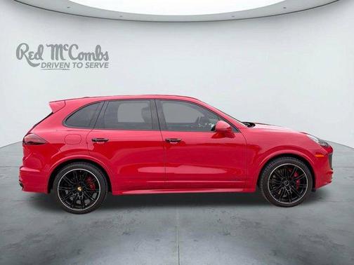 Red 2018 Porsche Cayenne GTS