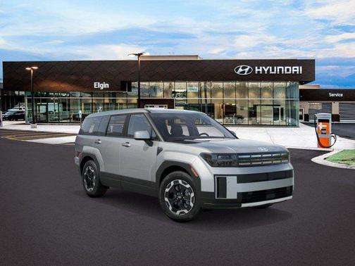 Shimmering Silver 2026 Hyundai SANTA FE HEV SE
