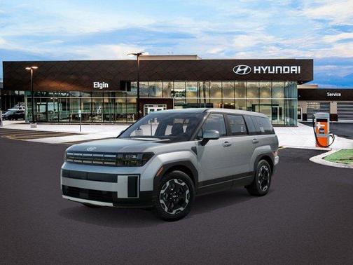 Shimmering Silver 2026 Hyundai SANTA FE HEV SE