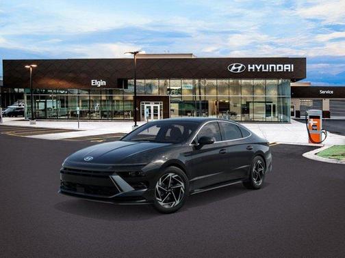 Black 2026 Hyundai SONATA SEL Sport