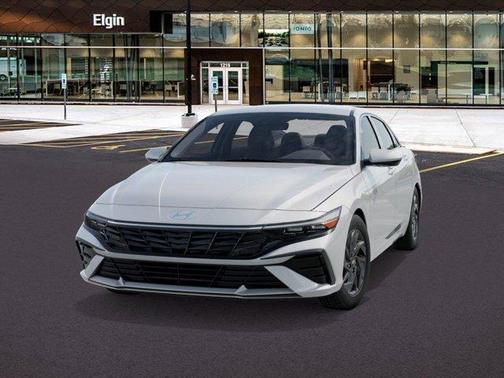 White 2026 Hyundai ELANTRA HEV Blue