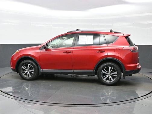 Red 2017 Toyota RAV4 XLE