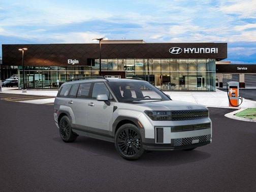 Shimmering Silver 2026 Hyundai SANTA FE HEV Calligraphy