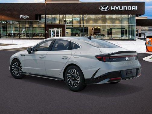 White 2026 Hyundai SONATA Hybrid SEL