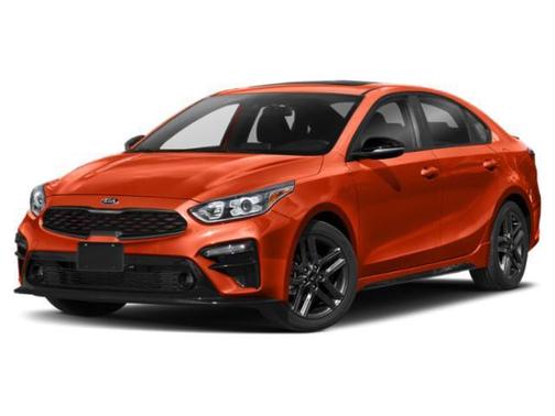 Clear White 2021 Kia Forte GT-Line