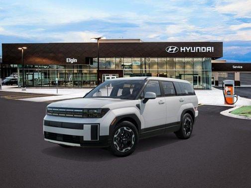 White 2026 Hyundai SANTA FE HEV SE
