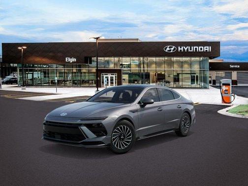 Blue 2026 Hyundai SONATA Hybrid SEL