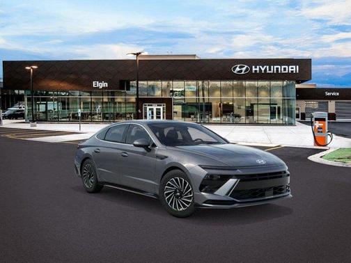 Blue 2026 Hyundai SONATA Hybrid SEL