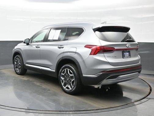 Shimmering Silver 2023 Hyundai SANTA FE HEV Limited