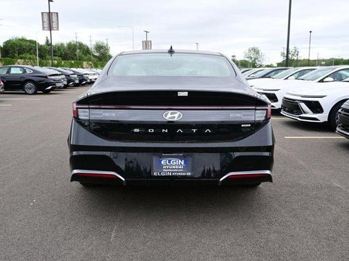 Black 2025 Hyundai SONATA Hybrid SEL