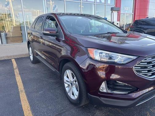 Burgundy 2020 Ford Edge SEL
