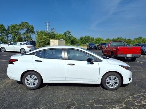 Cloud White 2025 Nissan Versa S