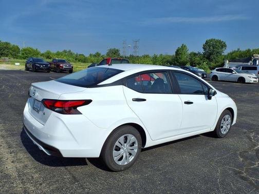 Cloud White 2025 Nissan Versa S