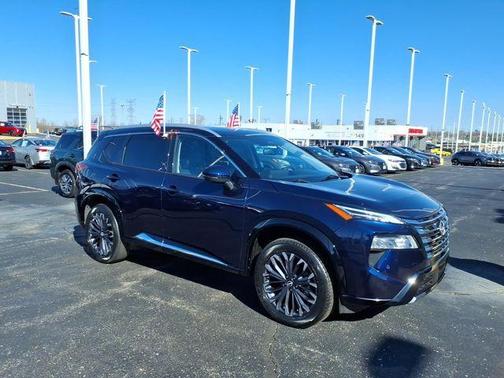 Deep Ocean Blue 2024 Nissan Rogue Platinum