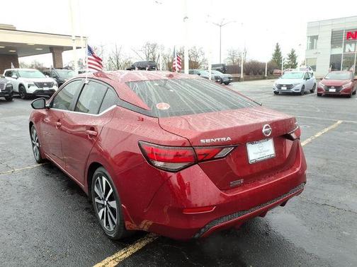 Scarlet Ember 2021 Nissan Sentra SV