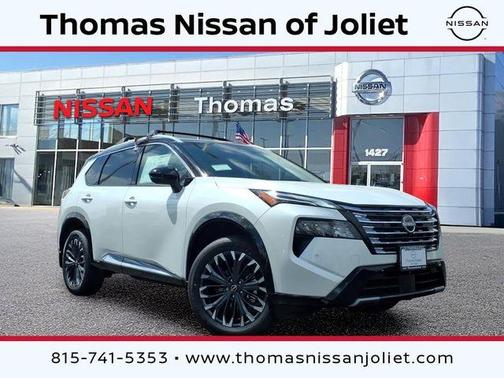 White / Black 2026 Nissan Rogue Platinum