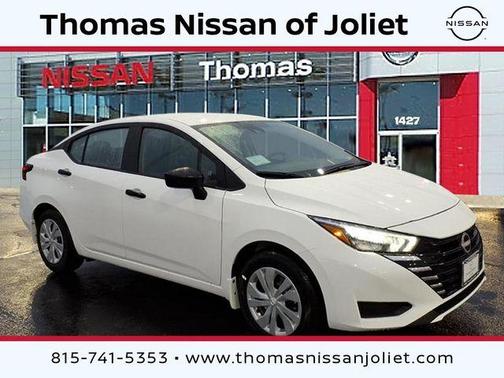 Cloud White 2025 Nissan Versa S Sedan
