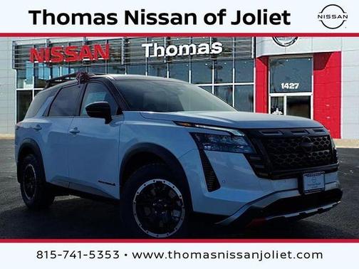 White / Black 2026 Nissan Pathfinder Rock Creek SUV