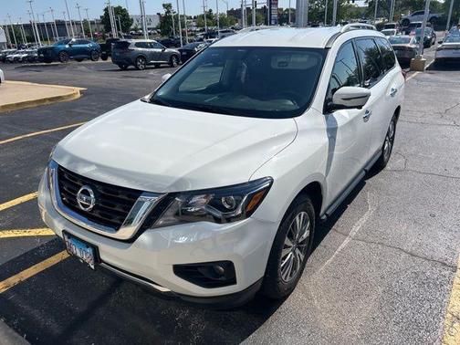 Glacier White 2019 Nissan Pathfinder SL