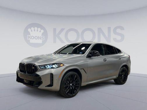 Frozen Pure Grey Metallic 2025 BMW X6 M60i