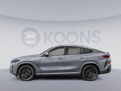 Frozen Pure Grey Metallic 2025 BMW X6 M60i