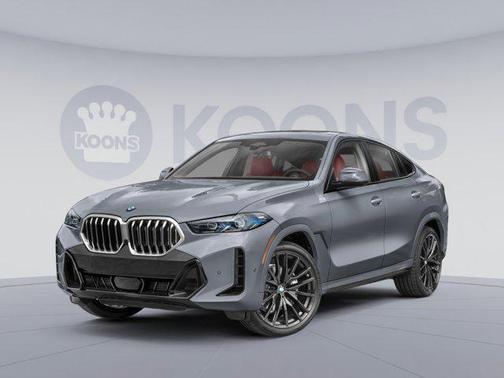 Frozen Pure Grey Metallic 2025 BMW X6 M60i