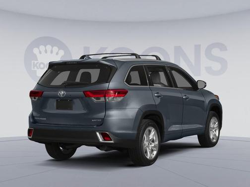 Shoreline Blue Pearl 2017 Toyota Highlander Limited Platinum