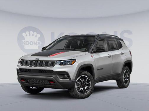 Silver Zynith Metallic Clearcoat 2025 Jeep Compass Trailhawk