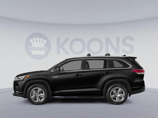 Midnight Black Metallic 2017 Toyota Highlander Hybrid Limited
