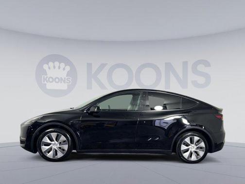 Solid Black 2022 Tesla Model Y Long Range Dual Motor All-Wheel Drive