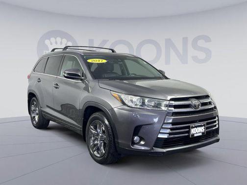 Predawn Gray Mica 2017 Toyota Highlander Limited Platinum