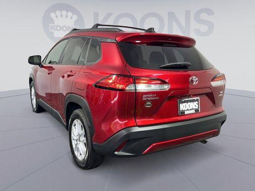 Soul Red Crystal 2025 Toyota Corolla Cross LE