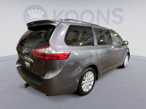 Predawn Gray Mica 2015 Toyota Sienna Limited Premium