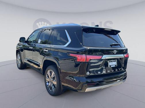 Midnight Black Metallic 2026 Toyota Sequoia Capstone
