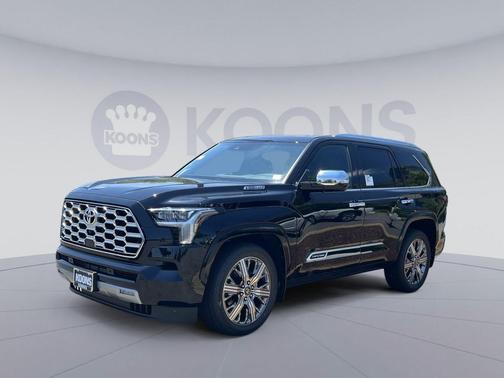 Midnight Black Metallic 2026 Toyota Sequoia Capstone