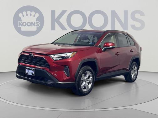 Ruby Flare Pearl 2025 Toyota RAV4 Hybrid XLE