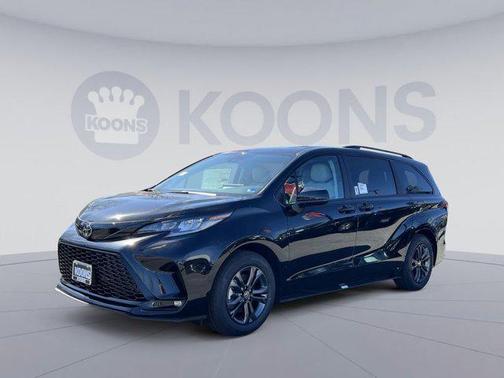 Midnight Black Metallic 2026 Toyota Sienna XSE 7 Passenger