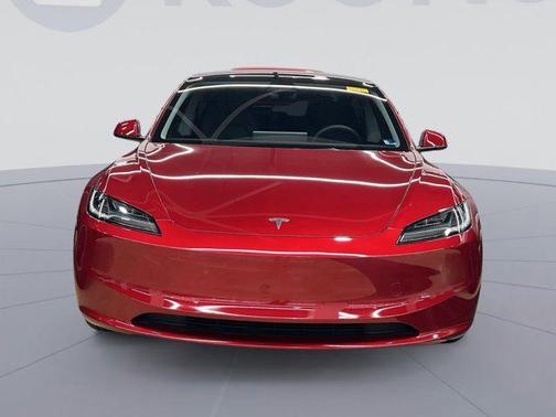Ultra Red 2025 Tesla Model 3 Long Range