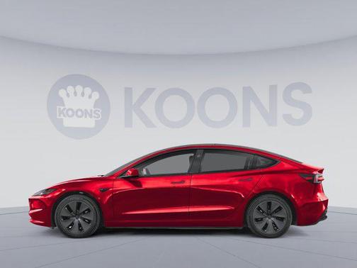 Ultra Red 2025 Tesla Model 3 Long Range
