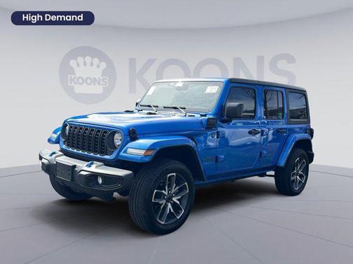 Hydro Blue Pearlcoat 2024 Jeep Wrangler 4xe Sport S