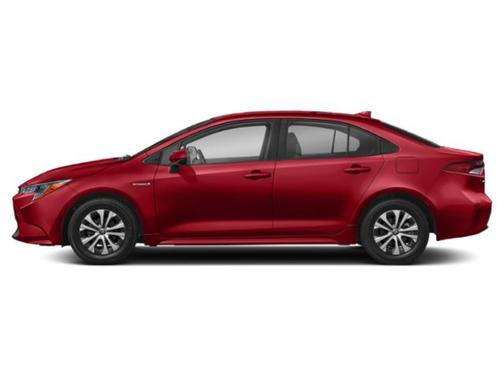 Barcelona Red Metallic 2020 Toyota Corolla Hybrid LE