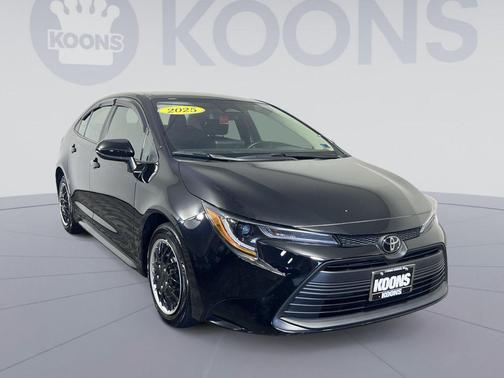 Midnight Black Metallic 2025 Toyota Corolla LE