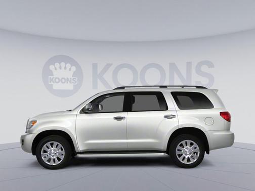Super White 2010 Toyota Sequoia Limited