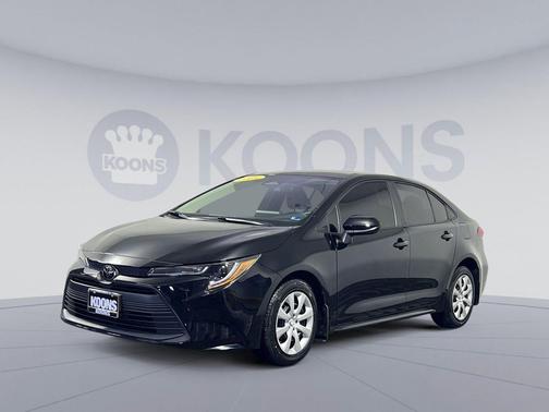 Midnight Black Metallic 2025 Toyota Corolla LE