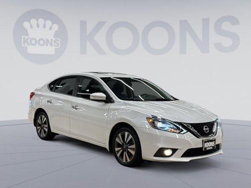 Aspen White 2018 Nissan Sentra SL