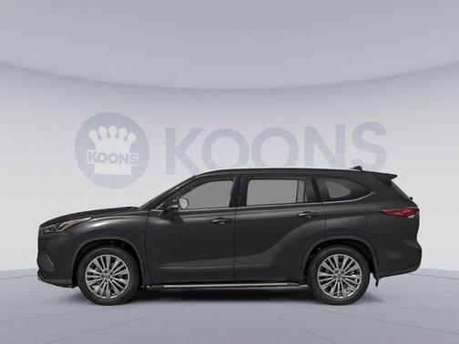 Midnight Black Metallic 2026 Toyota Highlander Hybrid Platinum