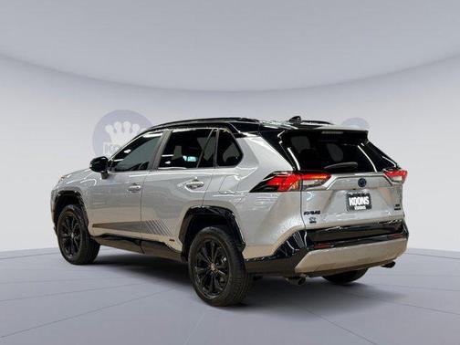 Silver Sky Metallic/Midnight Black Metallic 2023 Toyota RAV4 Hybrid SE