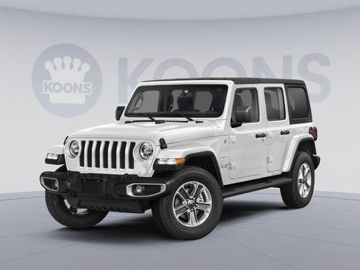 Bright White Clearcoat 2023 Jeep Wrangler 4-Door Sahara 4x4
